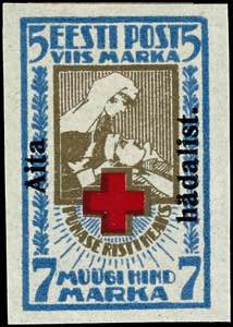 Estonia 1923, overprint Aita hädalist, ... 