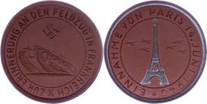 Coins Made of Porcelain Porcelain medal ... 