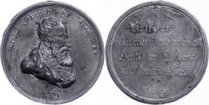 Medallions Germany before 1900 Saxony, cast ... 