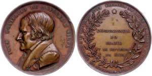 Medallions Foreign before 1900 Brazil, Pedro ... 