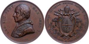 Medallions Foreign before 1900 Vatican, Leo ... 