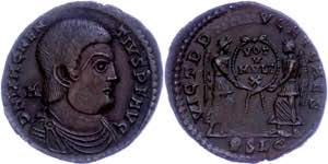 Münzen Römische Kaiserzeit Magnentius, ... 