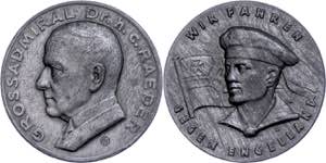 Medallions Germany after 1900 Zinc medal ... 