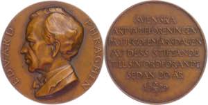 Medallions Foreign after 1900 Sweden, bronze ... 