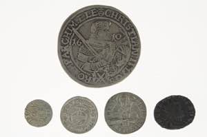 German Coins Until 1871 Lot of five coins. ... 