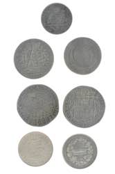 German Coins Until 1871 Saxony, lot of seven ... 