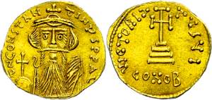 Coins Byzantium Constans II., solidus (4, 39 ... 