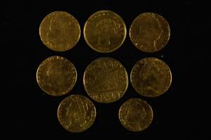 Gold Coin Collections GB / India, 18. / 19th ... 