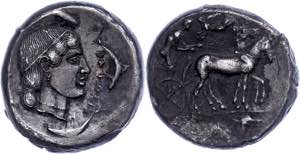 Sizilien Syrakus, Tetradrachme (16,84g), ca. ... 