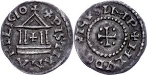 Coins Carolingians France, denarius (1, 63 ... 