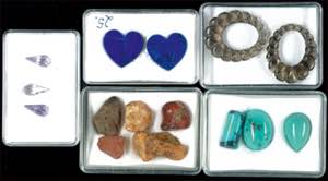 Miscellaneous Mixed lot unframed stones, ... 