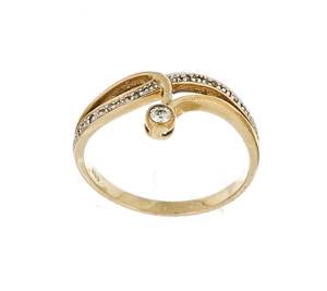 Rings Ladies finger ring with edging from a ... 
