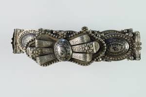 Various Silverobjects Opulently belt with ... 