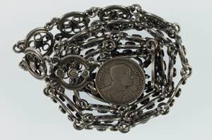 Various Silverobjects Belt with floral decor ... 