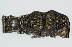 Various Silverobjects Opulently belt from ... 