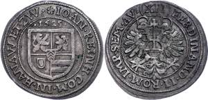 Hanau-Lichtenberg County 12 kreuzer, 1625, ... 