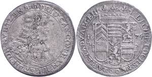 Hanau-Lichtenberg County 60 kreuzer, 1674, ... 