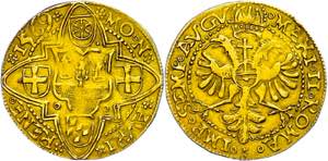 Köln Stadt Goldgulden (3,16g), 1569, mit ... 
