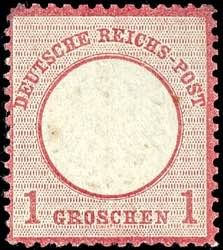 German Reich 1 Groschen small breast shield, ... 