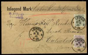 German Reich 50 penny olive in mixed ... 