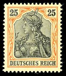 German Reich 25 penny Germania, peace ... 