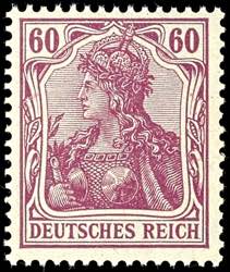 German Reich 60 penny Germania, peace ... 