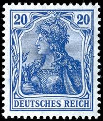 German Reich 20 penny Germania, war time ... 