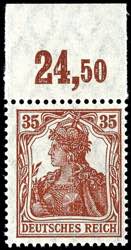 German Reich 35 penny Germania, reddish ... 