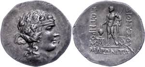 Thrace Maroneia, tetradrachm (15, 76 g), ... 