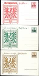 Belgium 3, 5 and 10 C., 3 private postal ... 