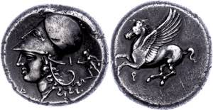 Corinth Stater (8, 57 g), 4. Jh. BC Av: ... 