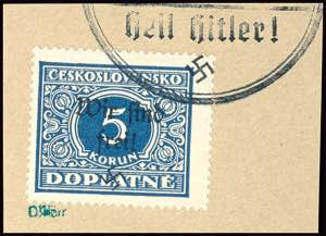 Reichenberg 1 Kc, 2 Kc and 5 Kc. Postage due ... 