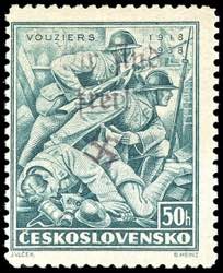 Reichenberg 50 H Legionnaire stamp in ... 