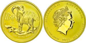 Australia 200 Dollars, Gold, 2015, year the ... 