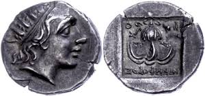Caria Rhodes, drachm (2, 74 g), 88-84 BC, ... 
