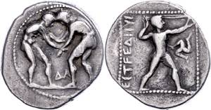 Pamphylien Aspendos, Stater (10,87g), ca. ... 