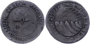 Honduras 1 Real, 1851, TG, KM 18 c, s-ss.