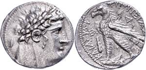 Phoenicia Tyre, shekel (14, 45 g), 82 / 81 ... 