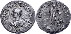 Baktrien Drachme (2,38g), 160-145 v. Chr., ... 