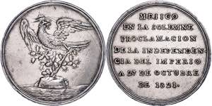 Coins Mexiko Silver medal (diameter ... 