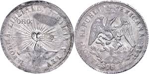 Coins Mexiko 2 Peso, 1914, Guerrero, KM 643, ... 