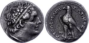 Egypt Tetradrachm (13, 68 g), Ptolemaios IV. ... 