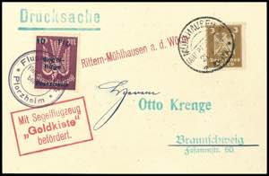 Deutsches Reich Segelflugpost 1925, ... 