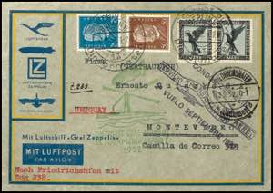 Zeppelinpost nach Sieger 1932, 6. ... 