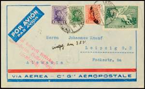 Luftpost bis 1945 URUGUAY 1931, ... 