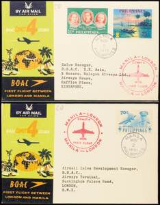 Luftpost nach 1945 PHILIPPINEN 1961, ... 
