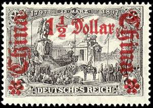 Deutsche Post in China 1 1/2 Dollar auf 3 M. ... 