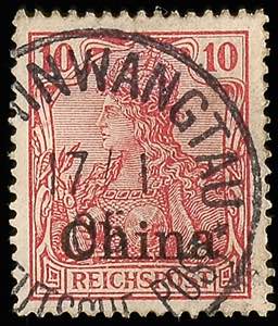 Deutsche Post in China Stempel TSCHINWANGTAU ... 