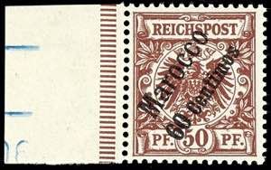 Deutsche Post in Marokko 50 Pfennig ... 