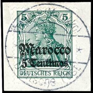 Deutsche Post in Marokko Stempel TANGER ... 
